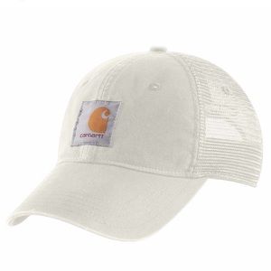 White Carhartt Snap Back Hat